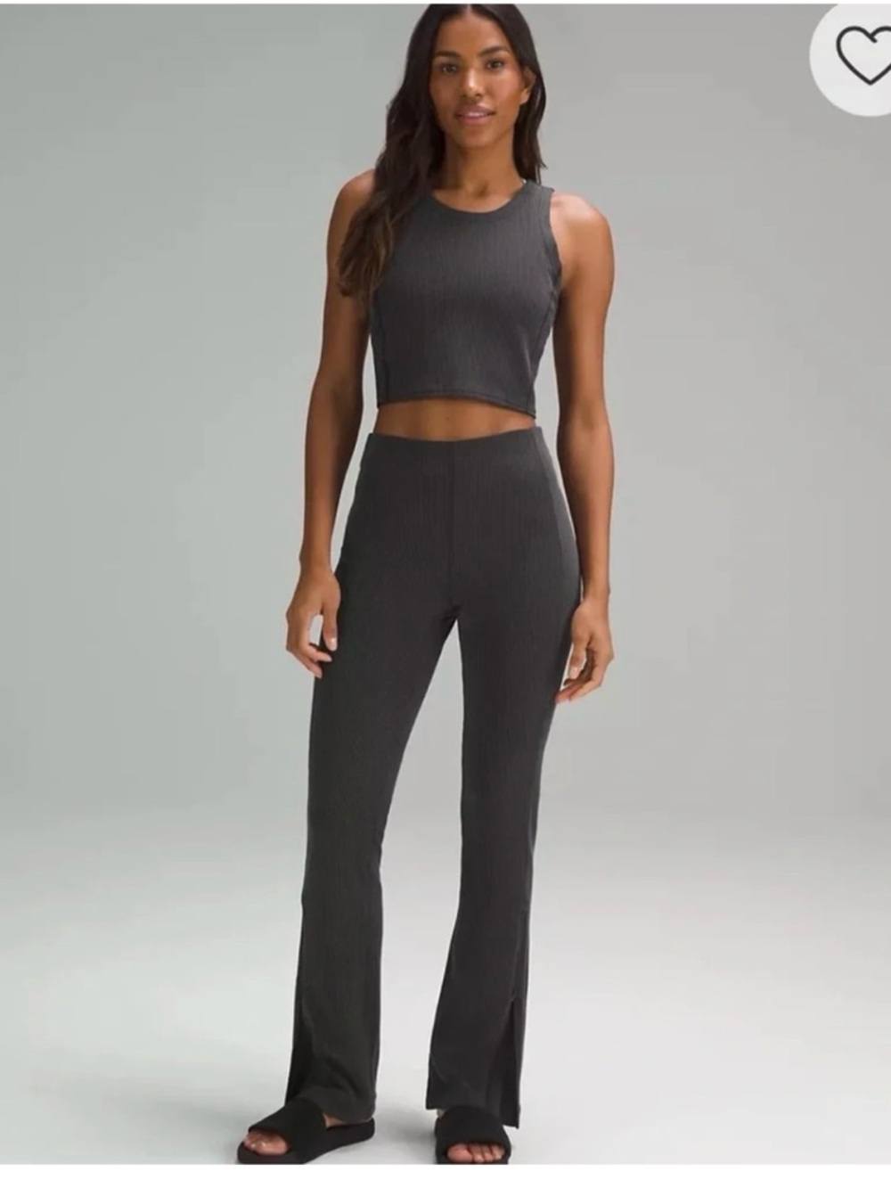 LULULEMON Brushed Softstreme Rib Zip Flare 32.5"